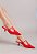 Scarpin Alicia Slingback Esferas Vicenza Vermelho - Imagem 7