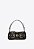 Bolsa Pequena Lien Tiracolo Fivela Ilhós Vicenza Preto - Imagem 1