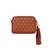 Bolsa Feminina Pequena Couro Alça Corrente Luiza Barcelos Camel - Imagem 3