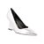 Scarpin Anabela Couro Metalcolor Luiza Barcelos Prata - Imagem 2
