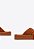 Chinelo Slide Plataforma Tecido X Schutz Marrom - Imagem 4