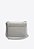 Bolsa Média Ellen Couro Alça Corrente Logo Schutz Cinza - Imagem 3