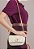 Bolsa Feminina Média Cristine Tiracolo Logomania Vicenza Off White - Imagem 5