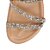 Papete Feminina Tiras Strass  Luiza Barcelos Camel - Imagem 3