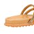 Papete Feminina Tiras Strass  Luiza Barcelos Camel - Imagem 6