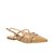 Sapatilha Slingback Tiras Fivelas Ecolux Luiza Barcelos Camel - Imagem 2