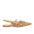 Sapatilha Slingback Tiras Fivelas Ecolux Luiza Barcelos Camel - Imagem 1