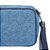 Bolsa Feminina Pequena Strass Alça Corrente Jeans Logo Luiza Barcelos Azul - Imagem 5