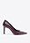 Scarpin Salto Fino Alto Couro Basics Schutz Roxo - Imagem 1