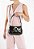 Bolsa Feminina Pequena Couro Texas Fivela Croco Schutz Preto - Imagem 5
