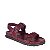 Papete Serena Merlot Tiras Velcro Paula Torres Marsala - Imagem 2