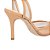 Scarpin Salto Alto Peep Toe Malha Alça Luiza Barcelos Nude - Imagem 5