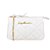 Bolsa Pequena Dupla Corrente Couro Luiza Barcelos OFF White - Imagem 1