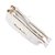 Bolsa Pequena Dupla Corrente Couro Luiza Barcelos OFF White - Imagem 6