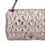 Bolsa Média Metalassê Alça Corrente Metalcolor Logomania Luiza Barcelos Prata - Imagem 5