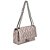 Bolsa Média Metalassê Alça Corrente Metalcolor Logomania Luiza Barcelos Prata - Imagem 2