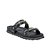 Papete Feminina Tiras Spikes Couro Luiza Barcelos Preto - Imagem 2