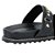 Papete Feminina Tiras Spikes Couro Luiza Barcelos Preto - Imagem 5