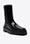 Bota Solado Prataforma Triangle Verniz Schutz Preto - Imagem 2