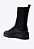 Bota Solado Prataforma Triangle Verniz Schutz Preto - Imagem 3