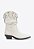 Bota Salto Baixo Western Couro Schutz Off White - Imagem 1