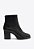 Bota Salto Médio Couro Schutz Preto - Imagem 1