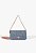 Bolsa Feminina Pequena Shoulder Dupla Alça Jeans Corrente Schutz Azul - Imagem 1