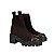 Bota Salto Médio Tratorada Knit SCZ FALL 24 Schutz Marrom - Imagem 2