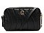 Bolsa Feminina Média Couro Pingente Logomania Vicenza Preto - Imagem 1