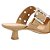 Scarpin Mule Salto Baixo Fivelas Tiras Luiza Barcelos Bege - Imagem 5