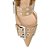 Scarpin Mule Salto Baixo Fivelas Tiras Luiza Barcelos Bege - Imagem 7