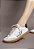 Tênis Feminino Cadarço Multimaterial  VCZ Logo Vicenza Branco - Imagem 7