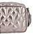 Bolsa Feminina Média Couro Alça Corrente Spikes Metalcolor Luiza Barcelos Chumbo - Imagem 5