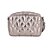 Bolsa Feminina Média Couro Alça Corrente Spikes Metalcolor Luiza Barcelos Chumbo - Imagem 3