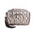 Bolsa Feminina Média Couro Alça Corrente Spikes Metalcolor Luiza Barcelos Chumbo - Imagem 1