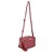 Bolsa Feminina Média Matelassê Verniz Logo Luiza Barcelos Marsala - Imagem 4