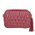 Bolsa Feminina Média Matelassê Verniz Logo Luiza Barcelos Marsala - Imagem 3