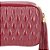 Bolsa Feminina Média Matelassê Verniz Logo Luiza Barcelos Marsala - Imagem 6