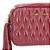 Bolsa Feminina Média Matelassê Verniz Logo Luiza Barcelos Marsala - Imagem 5
