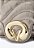 Bolsa Feminina Pequena Couro Alça Corrente Metalcolor Logomania Vicenza Prata - Imagem 5