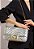 Bolsa Feminina Média Couro Alça Corrente Logomania Metalcolor Vicenza Prata - Imagem 6