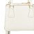 Bolsa Feminina Pequena Couro Duplo Bolso Alça Pingente Luiza Barcelos Off White - Imagem 6