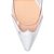 Sapatilha Slingback Bico Fino Vinil Metalcolor Luiza Barcelos Prata - Imagem 7