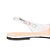 Sapatilha Slingback Bico Fino Vinil Metalcolor Luiza Barcelos Prata - Imagem 5