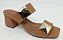 Tamanco Edith Triangle Salto Bloco Minimalist Specchio Brand - Imagem 1
