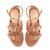 Rasteira Fivela Tiras Largas Luiza Barcelos Camel - Imagem 6