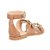 Rasteira Fivela Tiras Largas Luiza Barcelos Camel - Imagem 3