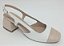 Scarpin Victoria Salto Bloco Minimalist Specchio Brand - Imagem 1