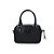 Bolsa Feminina Pequena Couro Verniz Chaveiro Cadarço Luiza Barcelos Preto - Imagem 3