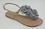 Rasteira Carmel Flor Strass Minimalist Specchio Brand - Imagem 2